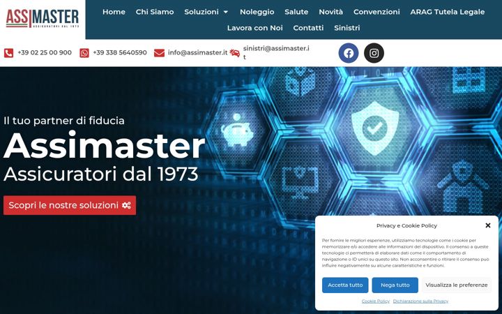Screenshot of assimaster.it