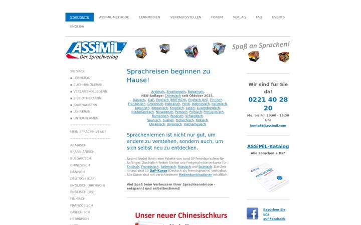 Posnetek zaslona assimilwelt.com