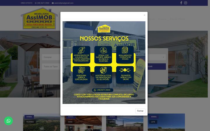 Screenshot of assimob.com