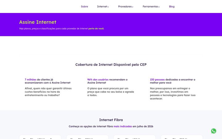 Screenshot of assine.com.br