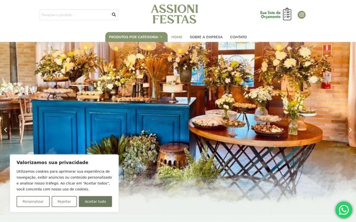 Screenshot ta' assionifestas.com.br