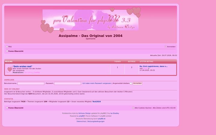 Screenshot of assipalme.de