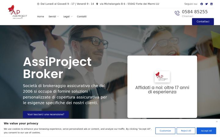 Screenshot of assipbroker.com