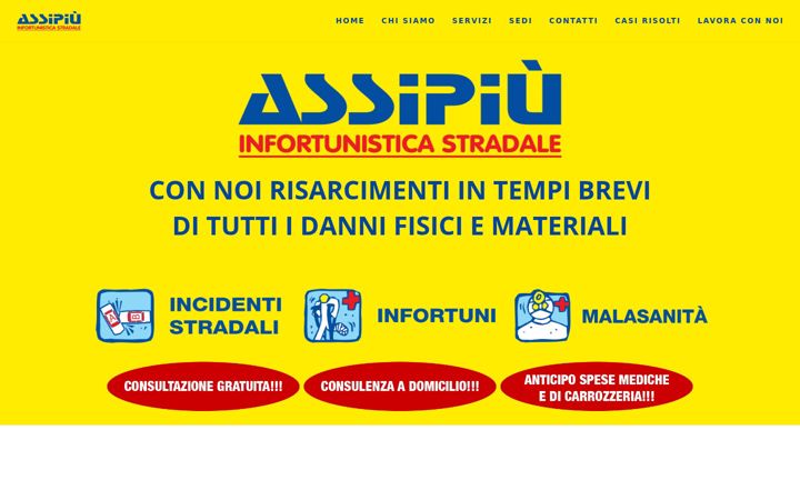 Screenshot of assipiuinfortunistica.it