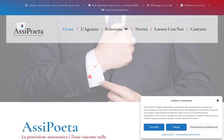 Screenshot of assipoeta.it