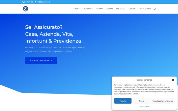 Screenshot of assirivoli.it