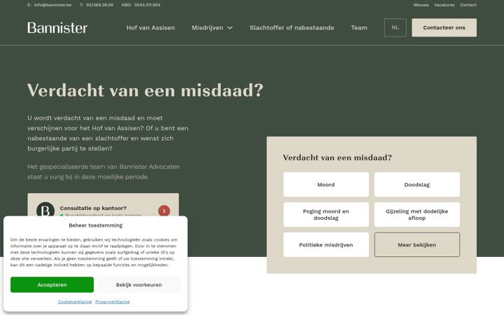 Screenshot of assisenadvocaat.be