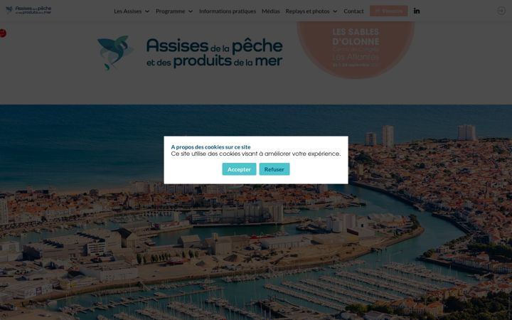 Ekrano kopija assisesfilierepeche.ouest-france.fr