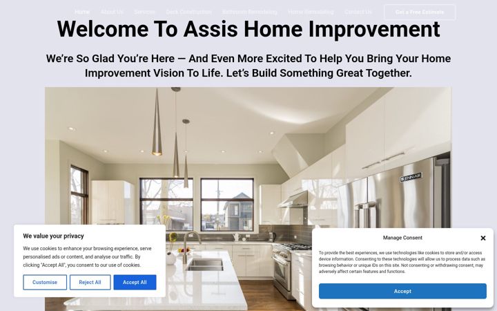 Screenshot of assishomeimprovement.com