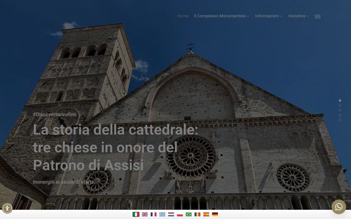 Screenshot of assisimuseodiocesano.it