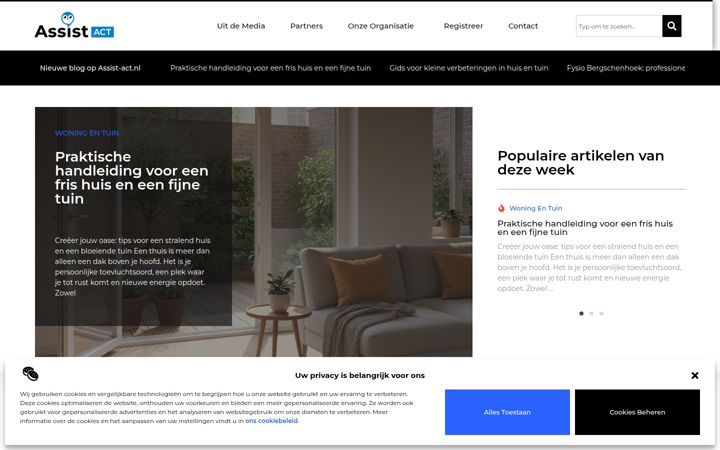 Screenshot of assist-act.nl