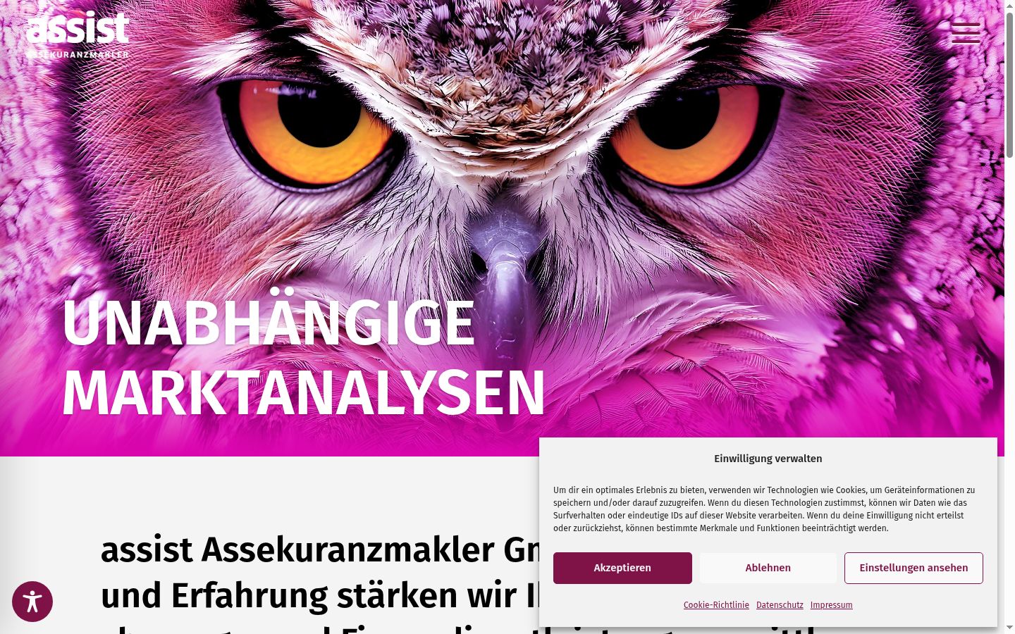 Zrzut ekranu banera zgody wyświetlanego przed jakąkolwiek interakcją
