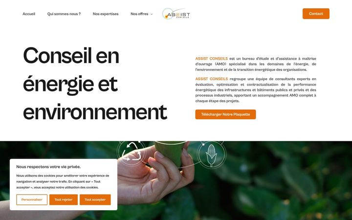 Screenshot of assist-conseils.fr
