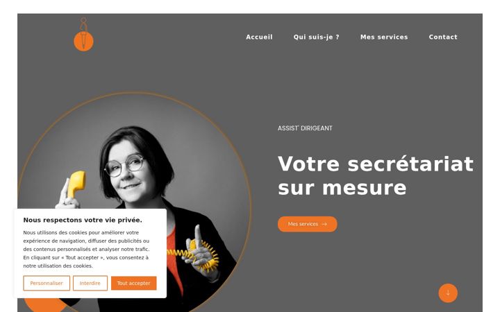 Captura de ecrã de assist-dirigeant.fr