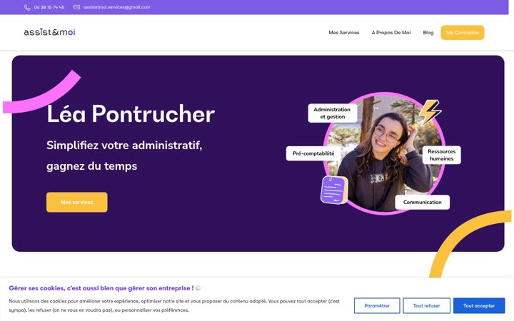 Captura de ecrã de assist-et-moi.fr