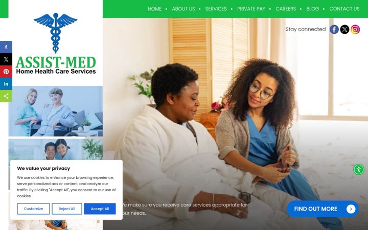 Screenshot of assist-medinc.com