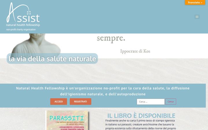 Screenshot of assist.foundation