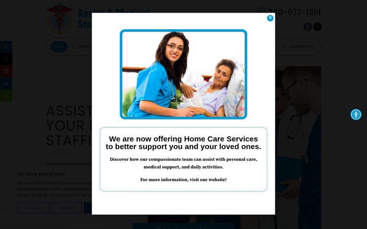 Zrzut ekranu assist1staffingllc.com
