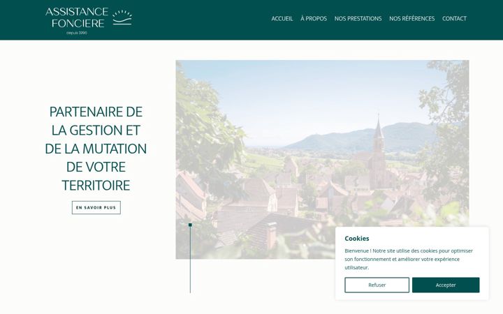 Ekraanipilt saidist assistance-fonciere.fr