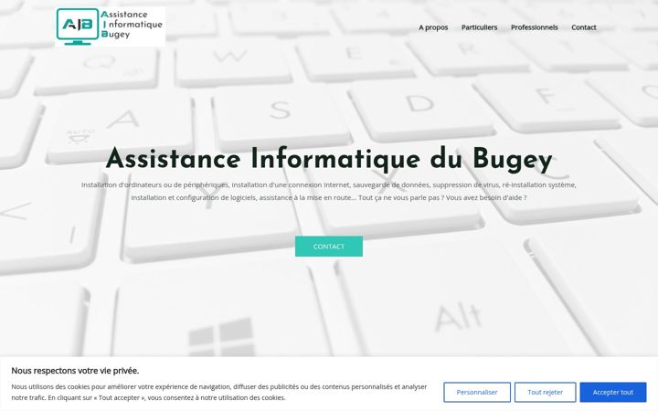 Captura de pantalla de assistance-informatique-bugey.fr