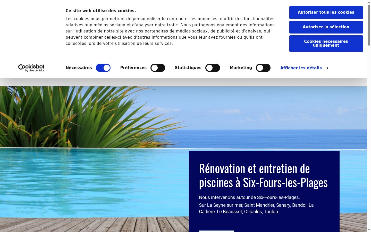 Captura de pantalla del banner de consentimiento mostrado antes de cualquier interacción