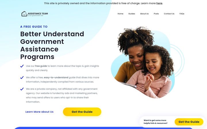 Screenshot of assistance-team.com