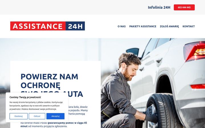 Zrzut ekranu assistance24h.com