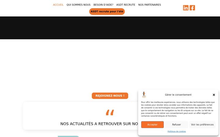 Screenshot of assistanceadomicile.net