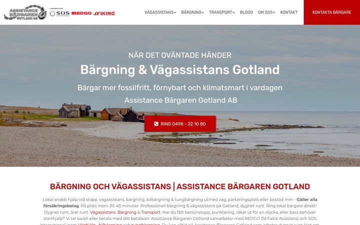 Screenshot of assistancebargaren.se