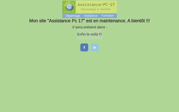 Screenshot of assistancepc17.com