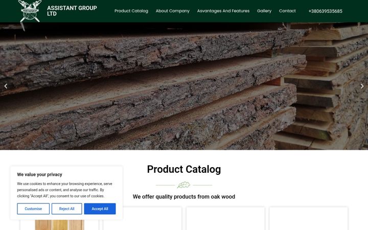 Screenshot of assistant-group.com