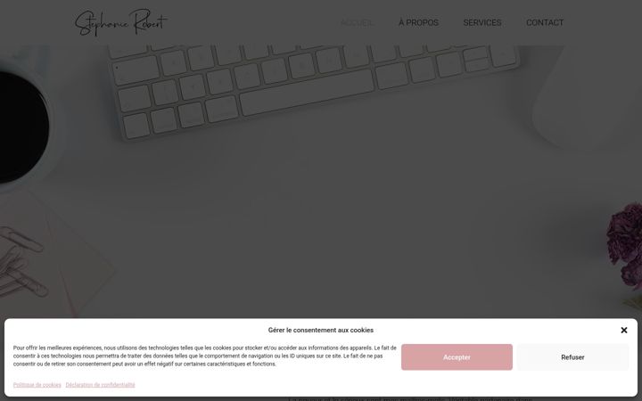 Screenshot of assistante-sr.fr