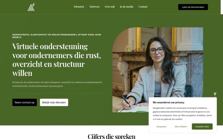 Screenshot of assistbyadela.nl
