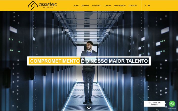 Screenshot of assistecsolution.com.br