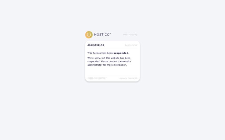 Screenshot of assisted.ro