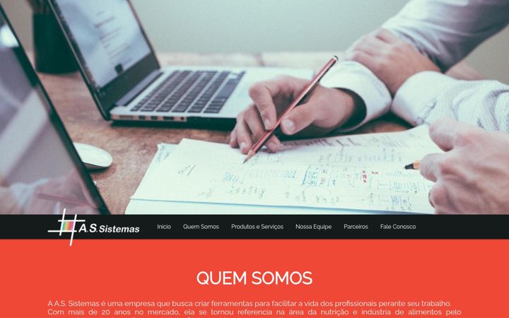 Screenshot of assistemas.com.br