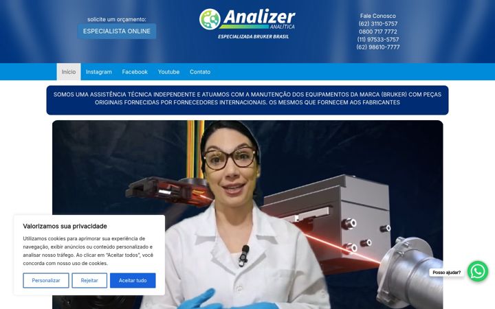 Skärmbild av assistencia-bruker-brasil.com.br