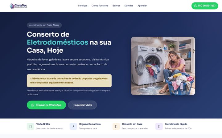 Screenshot of assistenciatecnicaempoa.com.br