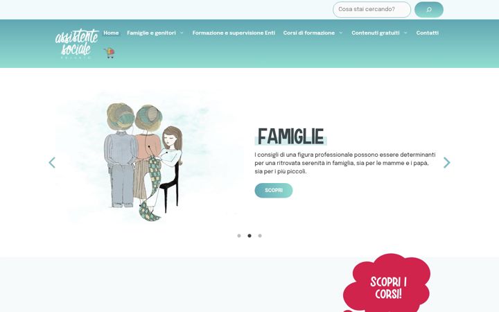 Screenshot van assistentesocialeprivato.it