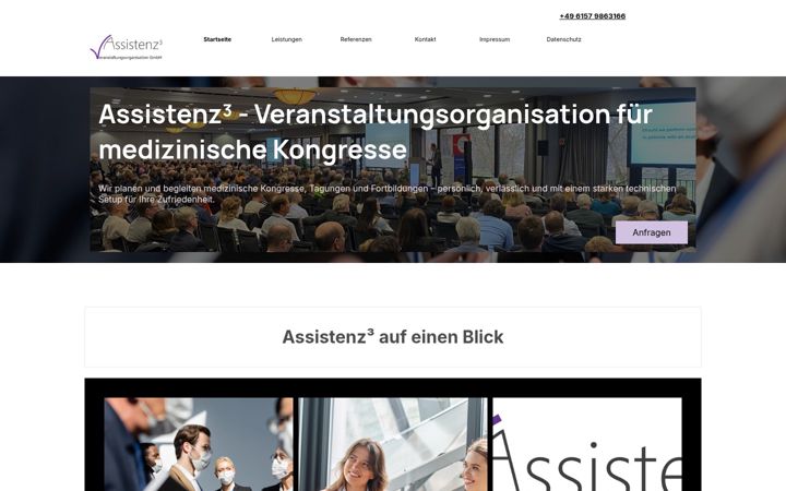 Screenshot of assistenz-3.de