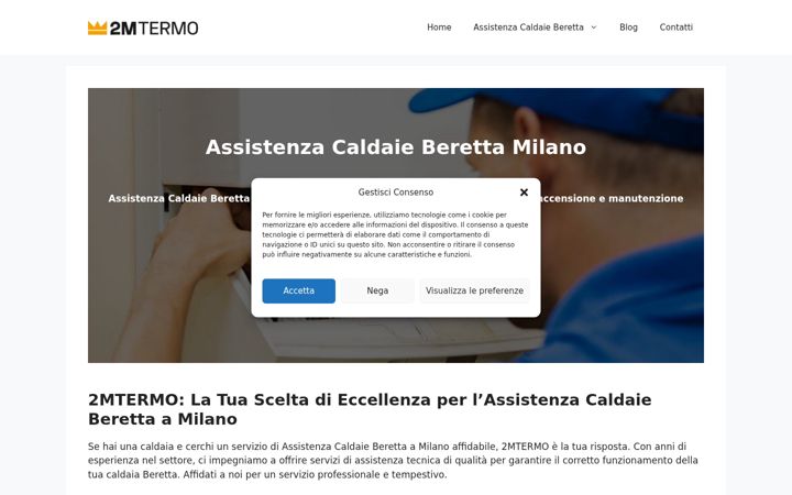 Skærmbillede af assistenza-berettamilano.it