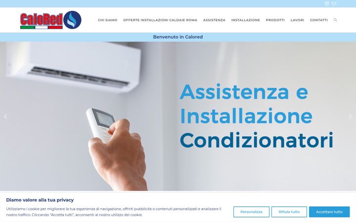Screenshot of assistenza-caldaie-roma.info