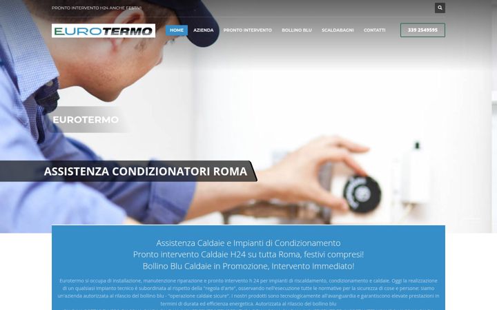 Screenshot of assistenza-caldaieroma.com