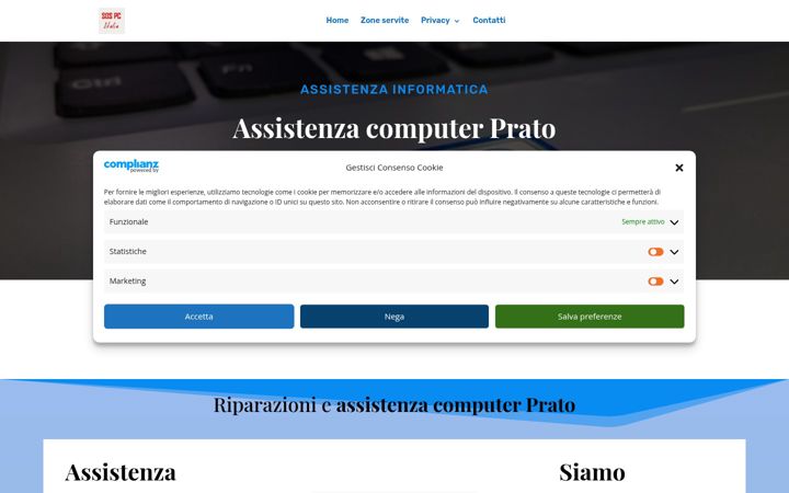 Screenshot of assistenza-computer-prato.net