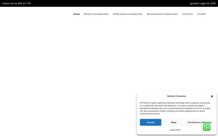 Screenshot of assistenza-condizionatori-roma.com