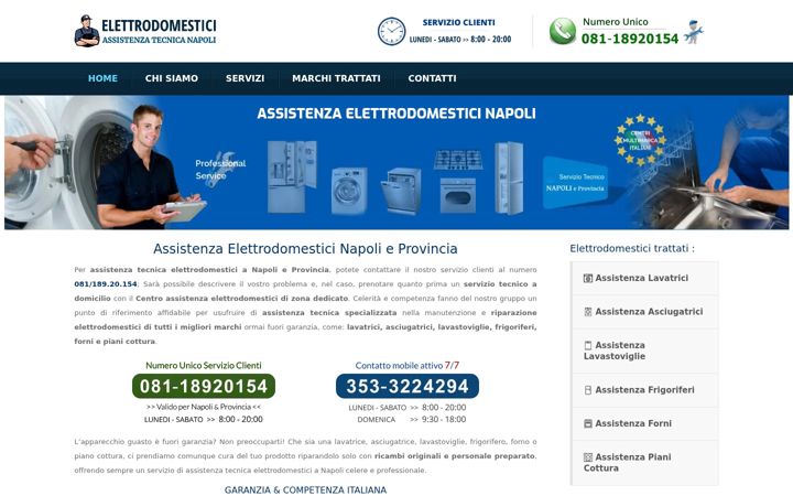 Екранна снимка на assistenza-elettrodomestici-napoli.it