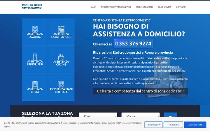 Screenshot του assistenza-elettrodomestici-roma.net