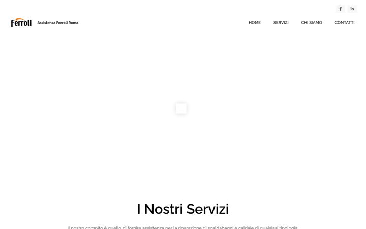 Screenshot of assistenza-ferroli-roma.com