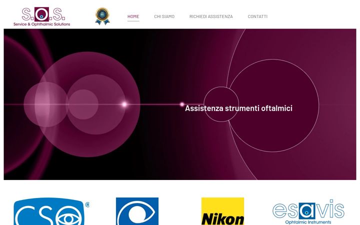 Screenshot του assistenza-oftalmologia.it