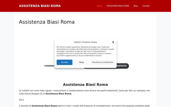Captura de ecrã de assistenzabiasi.roma.it